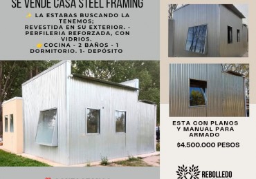 Se vende casa Steel Framing 